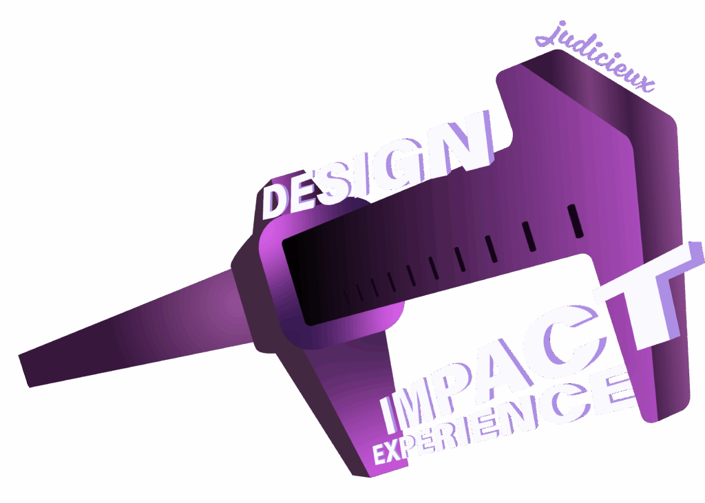 "Pied à coulisse illustrant le design, l’impact et l’expérience